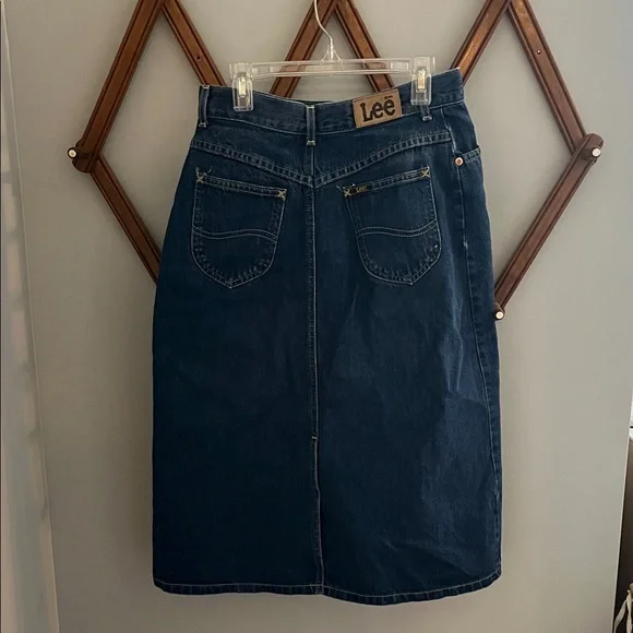 Lee Indigo Denim Skirt - Picture 3 of 4
